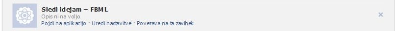 FBML zavihek FBML zavihek v urejevalniku Facebook strani