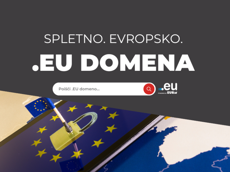 Registracija EU domene za večje zaupanje - iskalnik